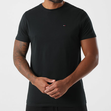 Tommy Jeans - Ensemble Tee Shirt Et Short Jogging 4411 1931 Noir